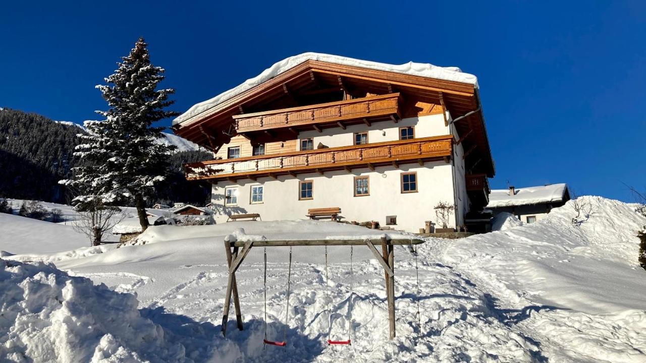 Ferienwohnung Schneiderhof, Urlaub auf dem Bauernhof Ridnaun Exterior foto